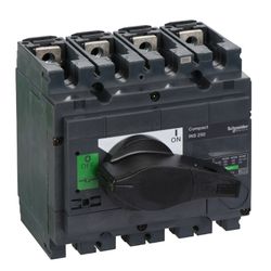 Interruptor seleccionador INS250 4 polos Schneider electric