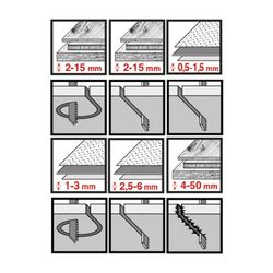 Juego de 10 sierras de calar madera/metal RATIO Proseries
