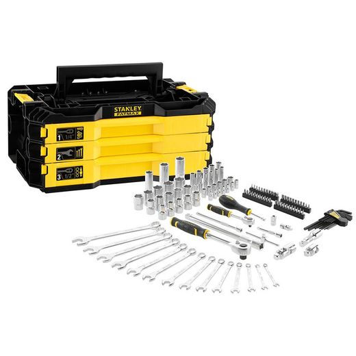 STANLEY Pro-Stack Schubladenset mit 126 Werkzeugen