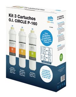 Kit 3 cartuchos recambios osmosis Circle ATH 304424