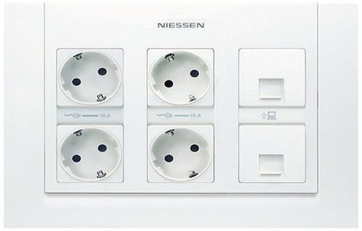 Kit met 3 kolommen om Niessen in te bedden