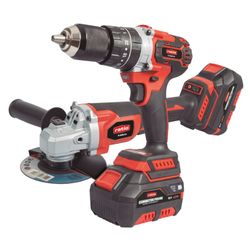 Kit amoladora a batería + atornillador-percutor RATIO R-AA20-2.4 ProSeries Ratio