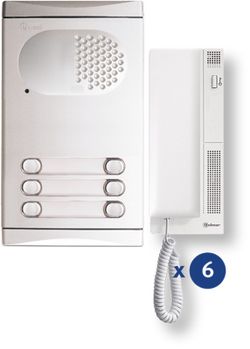Kit de áudio 4260 / AL 6 moradias