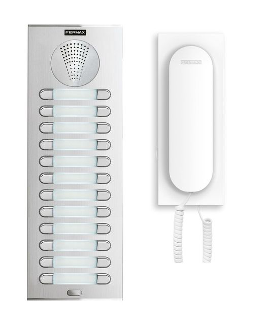 Kit intercomunicador CITY 4+N 24 linhas