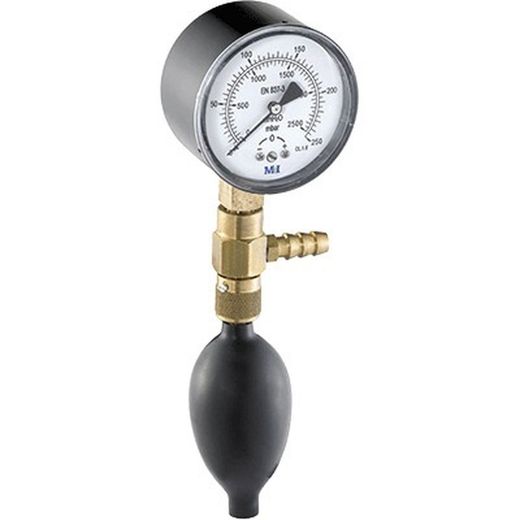 Low pressure test kit diameter 63 vertical 0...+60mbar