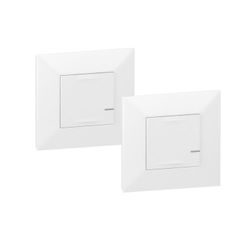Kit Valena blanco iluminación conmutado Legrand