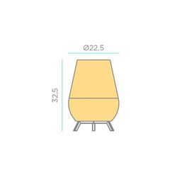 Sierlamp zonder kabels SAONA 30