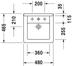 Duravit Starck 3 Waschtischunterschrank
