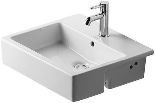 Half ingebouwde Duravit Vero wastafel