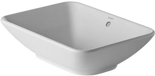 Lavabo sobre encimera rectangular Bacino