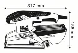 Lijadora orbital BOSCH GSS 23 A