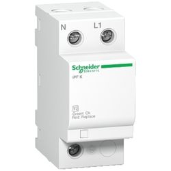 Limitador de sobretensiones transitorias tipo 2, Acti9 iPF K, 1P+N, 40 kA, 340V