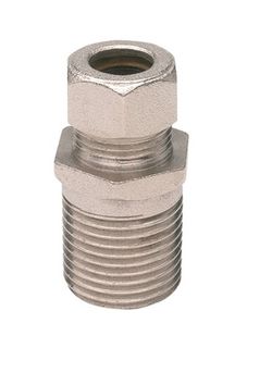 Machón Monobloc 1/2" macho - 3/8" largo Metalgrupsa