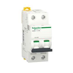Magnetotérmico iK60N 2P 10A curva-C Schneider ectric