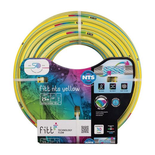 Manguera riego FITT No Torsion Yelow 15 mm 25mts
