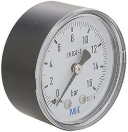 Manómetro diámetro 50 horizontal 1/4" 0...16bar