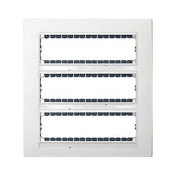 Frame met 3 rijen frame voor 12 elementen wit Simon 82 Centralisaties