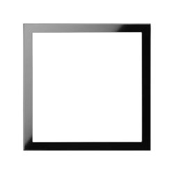 Marco de 1 elemento negro brillante Simon 100