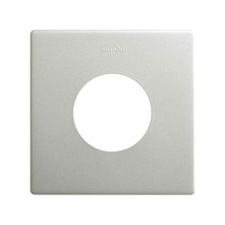Marco estética mínima Simon 270 para enchufe con 1 elemento aluminio
