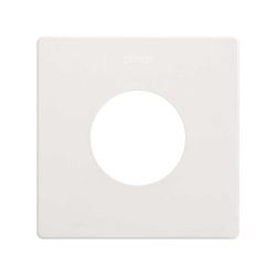 Marco estética mínima Simon 270 para enchufe con 1 elemento blanco