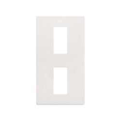 Marco estética mínima vertical para 2 elementos blanco Simon 270