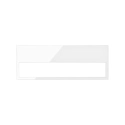 Marco mínimo horizontal de 3 elementos blanco brillante Simon 100