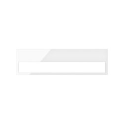 Marco mínimo horizontal de 4 elementos blanco brillante Simon 100
