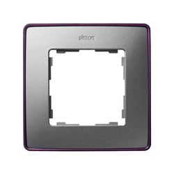 Cornice per 1 elemento in alluminio freddo base viola Simon 82 Dettaglio Seleziona