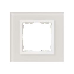 Marco para 1 elemento cristal blanco interior blanco Simon 82 Nature