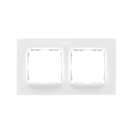 Cadre pour 2 éléments blanc mat Simon 82 Concept
