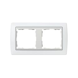 Marco para 2 elementos blanco Simon 82