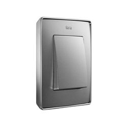 Rahmen für 4 Elemente kalte Aluminiumchrombasis Simon 82 Detail Select