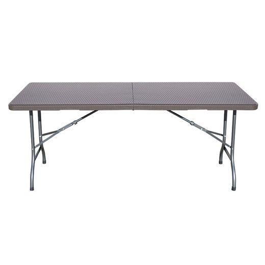 Mesa rectangular serie imitación ratán