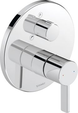 Mezclador monomando bañera D-Neo empotrado con inversor