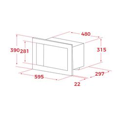 20L Teka-integratiemagnetron MS 620 BIH