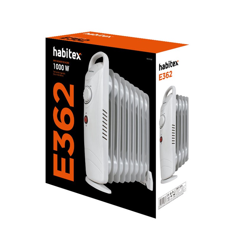 Mini radiatore olio E362 HABITEX 1.000 W — Rehabilitaweb