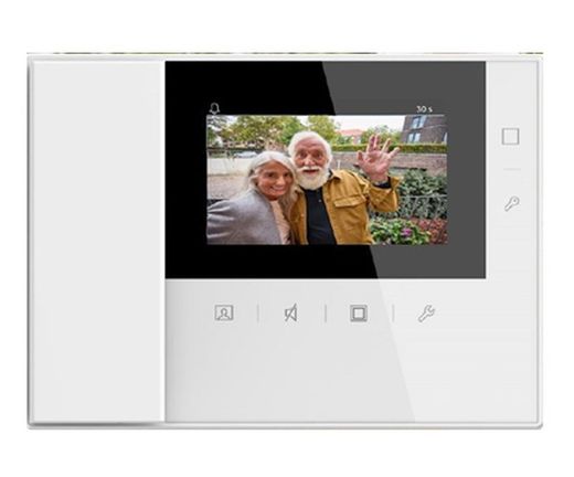 4.3″ Welcome monitors with white Niessen headphone