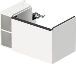 D-Neo base sospesa per lavabo con lavabo a destra