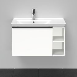 D-Neo wandonderbouw voor wastafel met wastafel links