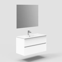 Mueble de baño de 100x46cm serie Ana
