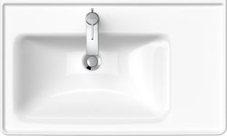 Mueble lavabo asimétrico 800mm seno izquierda D-Neo