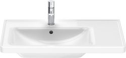 Mueble lavabo asimétrico 800mm seno izquierda D-Neo