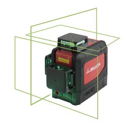 Nivel láser en cruz verde BELLOTA 3x360º