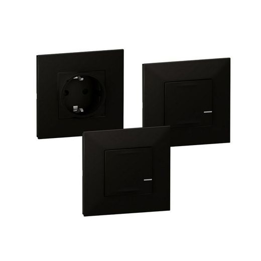 Remoto Legrand Comutado no Pacote de Extensão Valena Preto