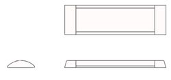 4000K led lineair display 305x75x25mm