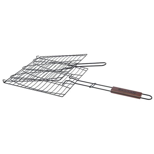 Grelha tripla de peixe 28x28cm