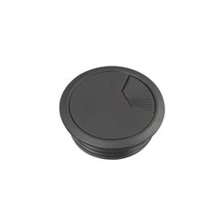 Pasacables escritorio 60mm negro Schneider electric