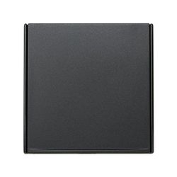 Pieza intermedia con tapa abatible para 1 elemento grafito Simon 27 Play
