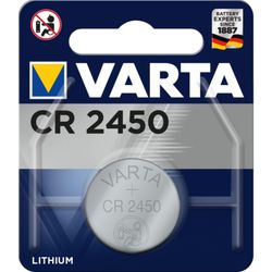 Pila botón CR2450 3V litio (Blíster 1u) Varta