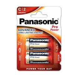 Pila Panasonic alcalina LR14 Pro Power